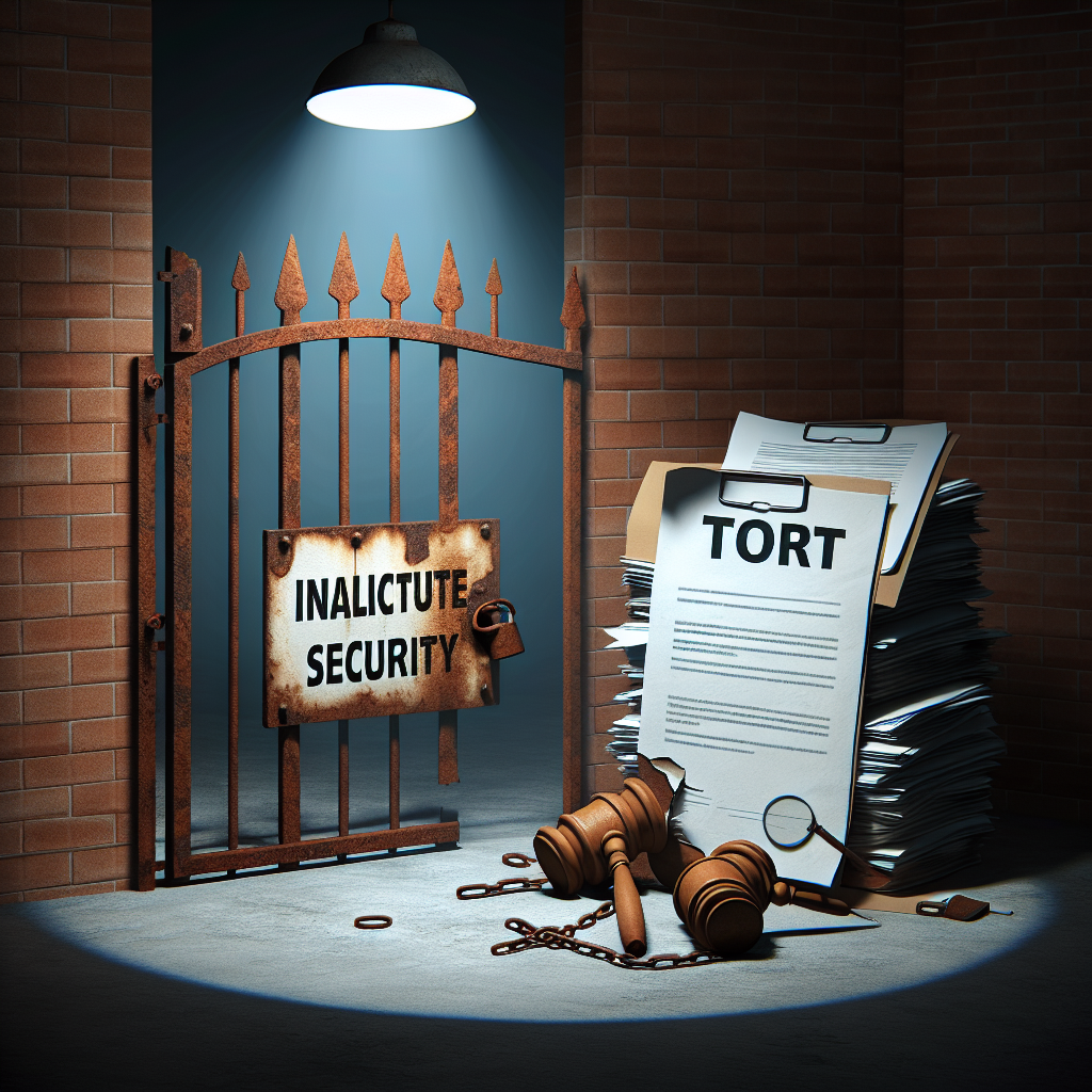 Inadequate Security Tort Claims
